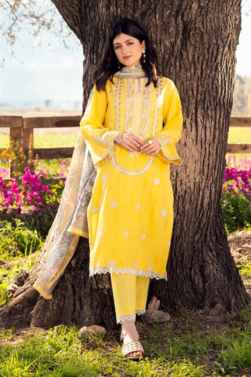 Zellbury Canary Yellow  Eid Lawn 2022 Online Shopping